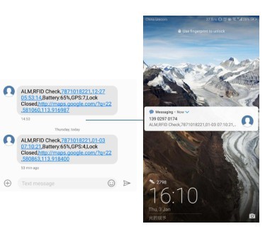 กันน้ำอัจฉริยะอิเล็กทรอนิกส์ล็อคโซ่เย็นอุปกรณ์ตรวจสอบอุณหภูมิ ISO9001 6