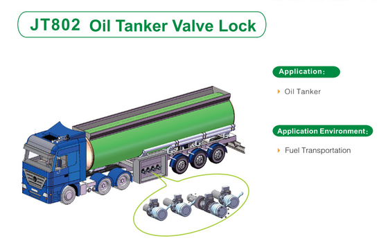 Smart Diesel Fuel Oil Tank Valve Lock With Remote Control Oil Theft Prevention