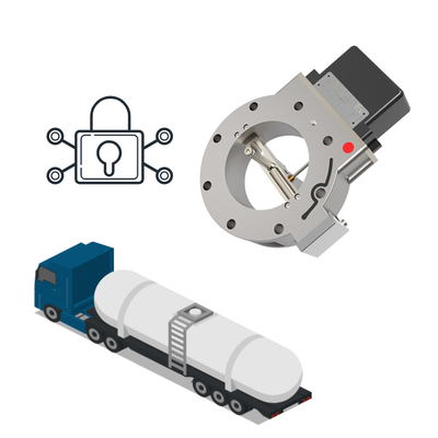 Fuel Tank Valve Intelligent Electronic Lock High Security Valve Lockout Seal
