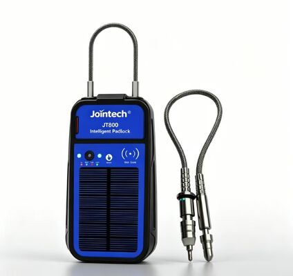Jointech JT800 Solar AI GPS Tracker Padlock | Waterproof Remote Control Real-Time Cargo Security Lock