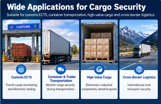 JT800 AI Smart Cargo Lock with Intelligent Security Alerts and GPS Tracking