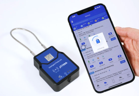 Jointech JT709A รถบรรทุกคอนเทนเนอร์ติดตามตำแหน่งเรียลไทม์ล็อค GPS อัจฉริยะ