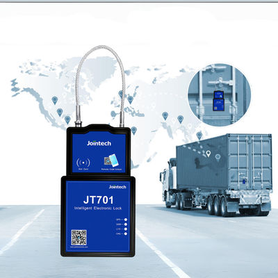 JT701 Jointech 4G GPS E-Lock ที่สามารถนําไปใช้ได้อีกครั้ง พร้อมสัญญาณเตือนการขัดขวางสําหรับการขนส่งสินค้าที่มีคุณค่าสูง